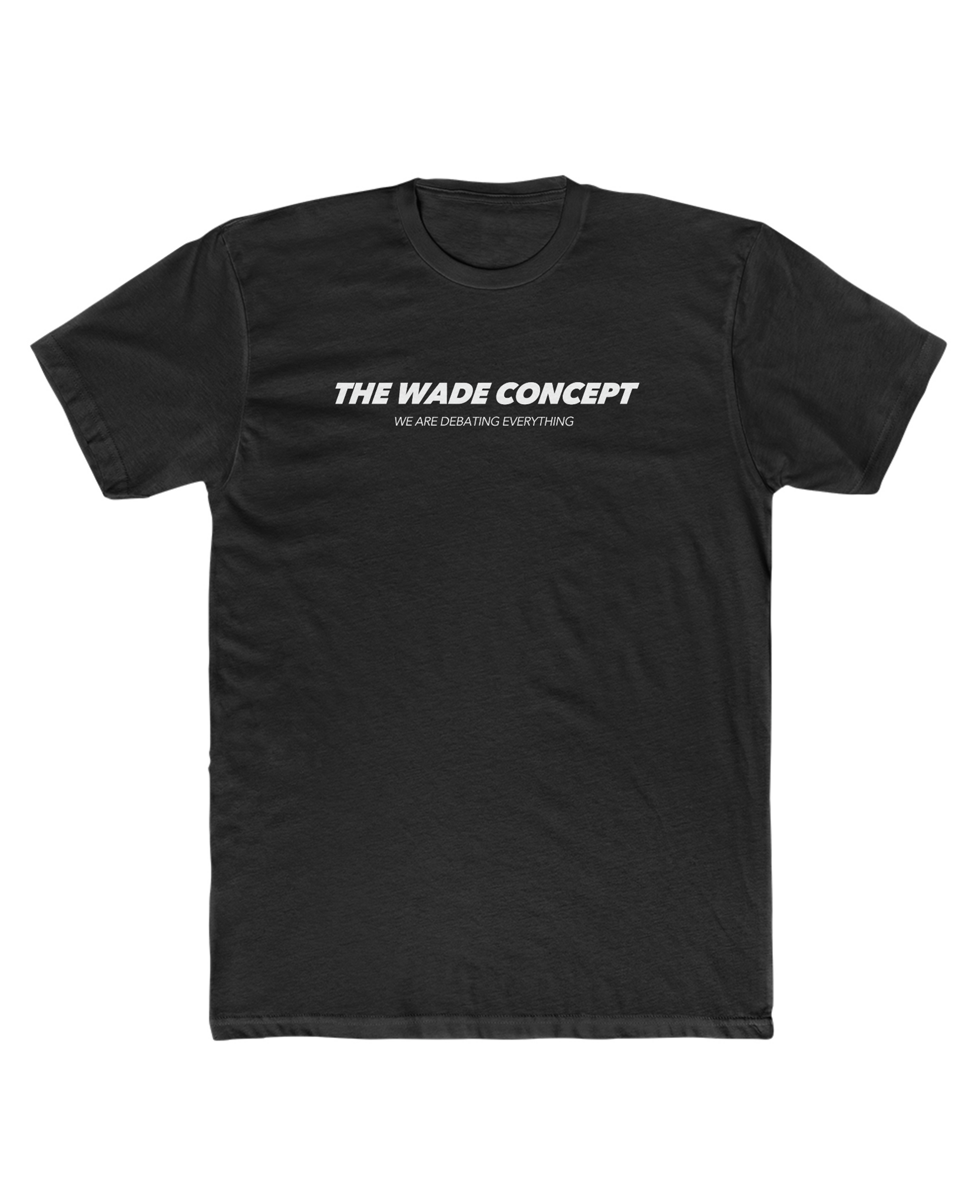 Black online slogan tee